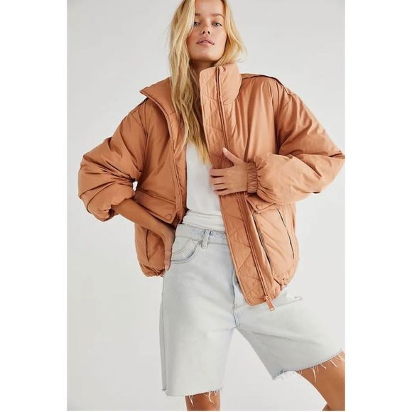 New Free People Duvet Bomber Jacket Size Medium